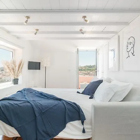 アパート Casa Boma - Unique With Private Balcony And Panoramic Bridge View - Alcantara Iv *
